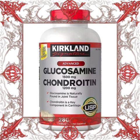 (Bản Mới) Viên uống Glucosamine 1500mg Kirkland Mỹ Hỗ trợ sức khỏe khớp và phục hồi chức năng vận động, 280 viên Chính Hãng