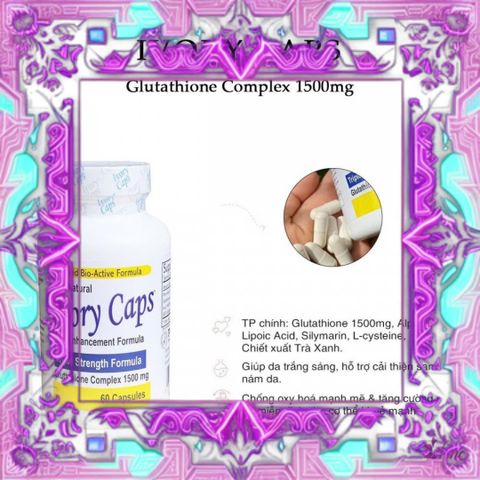 (Chính Hãng) Viên uống trắng da giảm nám Ivory Caps Glutathione (60 viên) Giải pháp cho làn da sáng mịn và khỏe mạnh Nội Địa