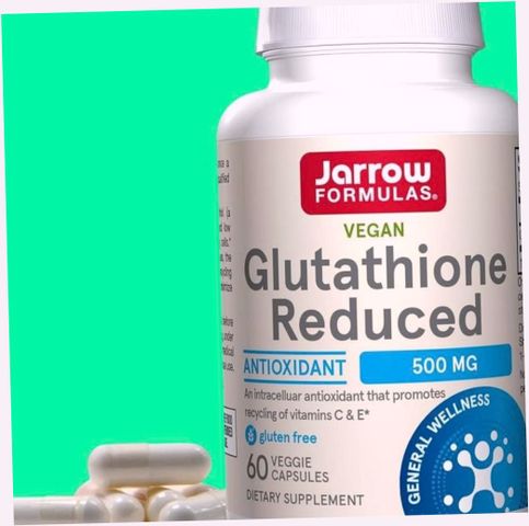 (Loại Tốt) Viên uống trắng da Jarrow Glutathione 500 mg Hỗ trợ làm sáng da tự nhiên, 60 viên Thực phẩm chức năng Hàng Chuẩn Chính Hãng