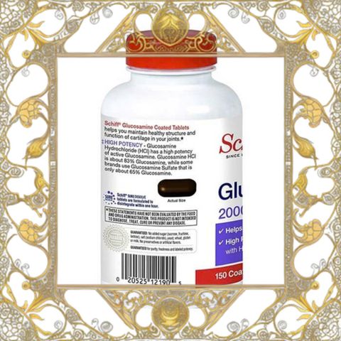 (Chính Hãng) Viên uống Schiff Glucosamine 2000mg Mỹ Hỗ trợ sức khỏe khớp, giảm đau nhức, 150 viên, bổ sung glucosamine tự nhiên Chính Hãng