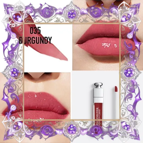 (Bản Mới) Son Dưỡng Môi Dior Addict Lip Maximizer 035 Burgundy 6ml Chăm Sóc Môi Căng Mọng, Màu Đỏ Tía Quyến Rũ, Chính Hãng từ Pháp Cao Cấp