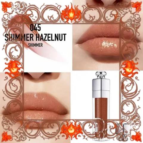 (Nhập Khẩu) Son Dưỡng Môi Dior Addict Lip Maximizer 045 Shimmer Hazelnut 6ml Chất Dưỡng Mịn, Màu Cam Nâu Quyến Rũ, Chính Hãng Chính Hãng