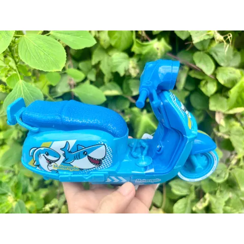 Xe Vespa chạy bằng trớn+pin - Đồ chơi nhựa