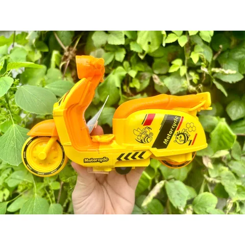 Xe Vespa chạy bằng trớn+pin - Đồ chơi nhựa