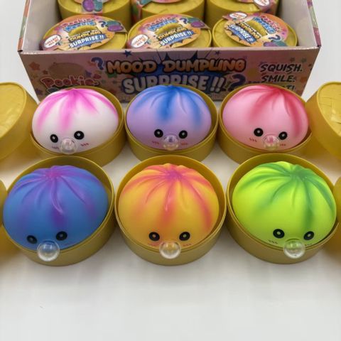 Đồ chơi nhựa Bánh bao squishy thổi bóng cực cool hót, cực vui nhộn