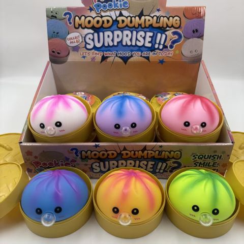 Đồ chơi nhựa Bánh bao squishy thổi bóng cực cool hót, cực vui nhộn
