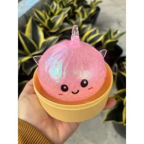 Squishy Bánh Bao (Có Tai) Kim Tuyến hot 2026 - Không Có Đèn