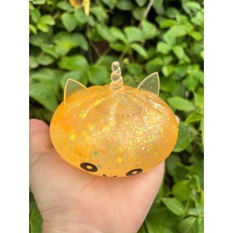 Squishy Bánh Bao kim tuyến (Có Tai) - Dẻo-10cm