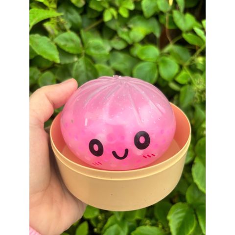 Squishy Bánh Bao Trong Suốt Trân Châu