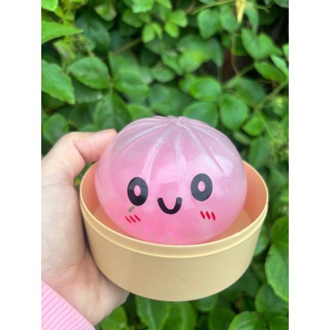 Squishy Bánh Bao Trong Suốt Trân Châu