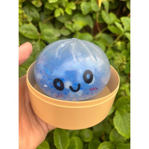 Squishy Bánh Bao Trong Suốt Trân Châu