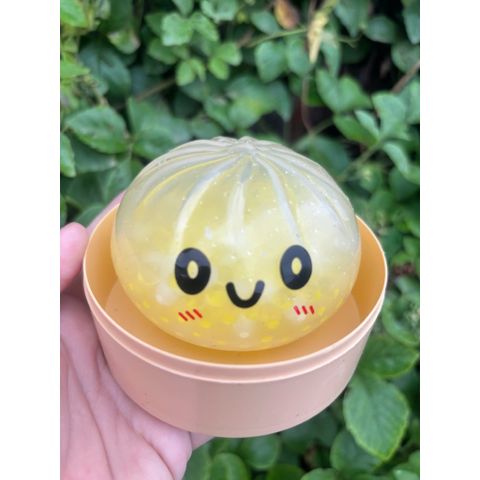 Squishy Bánh Bao Trong Suốt Trân Châu