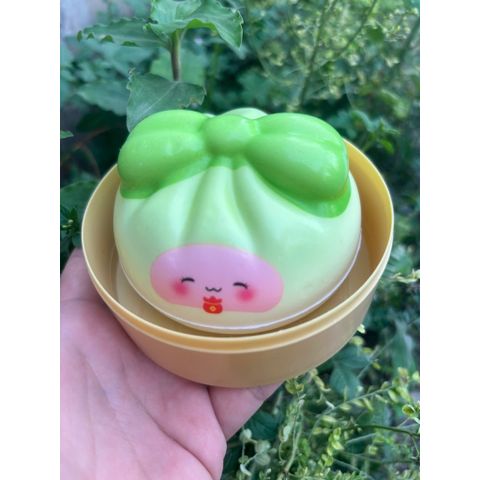 Squishy bánh bao có nơ, size lớn 11cm
