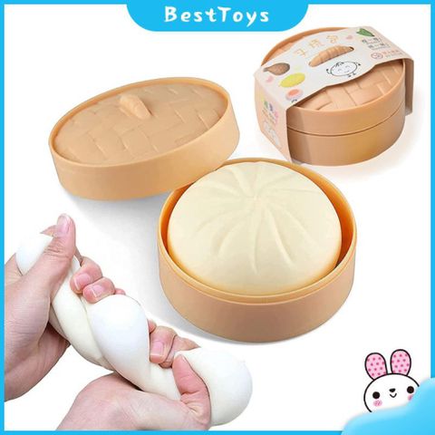 Squishy Bánh Bao Đổi Màu-size 11cm