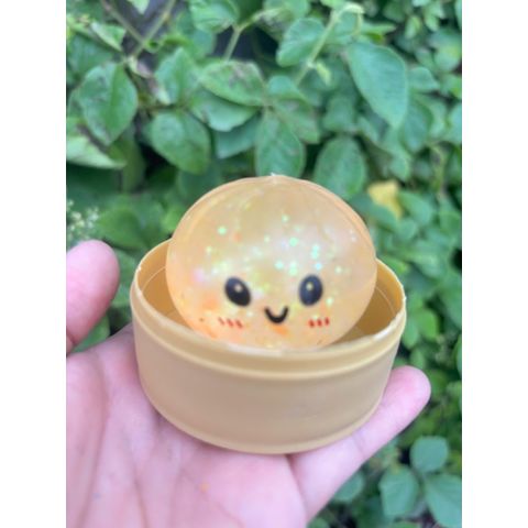 Squishy Bánh Bao kim tuyến size trung