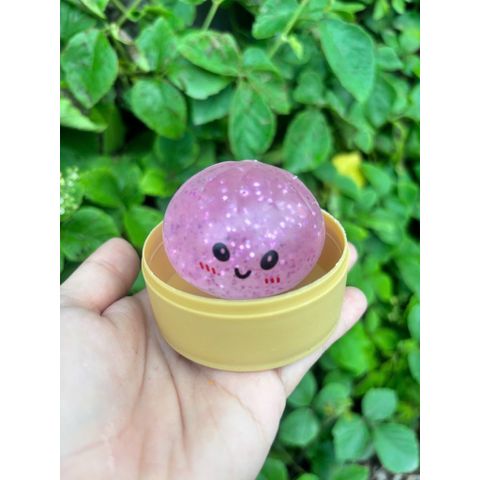 Squishy Bánh Bao kim tuyến size trung