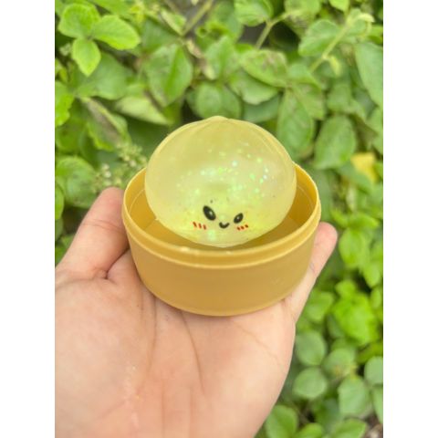Squishy Bánh Bao kim tuyến size trung