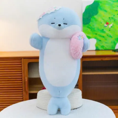 Gấu bông - thú nhồi bông size 60cm hải cầu xanh biển