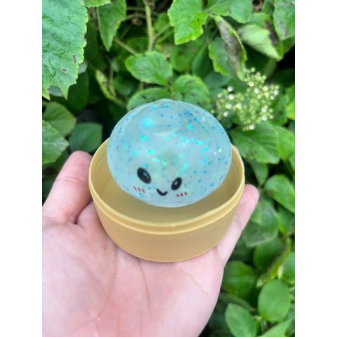 Squishy Bánh Bao kim tuyến size trung