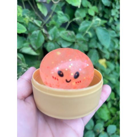 Squishy Bánh Bao kim tuyến size trung