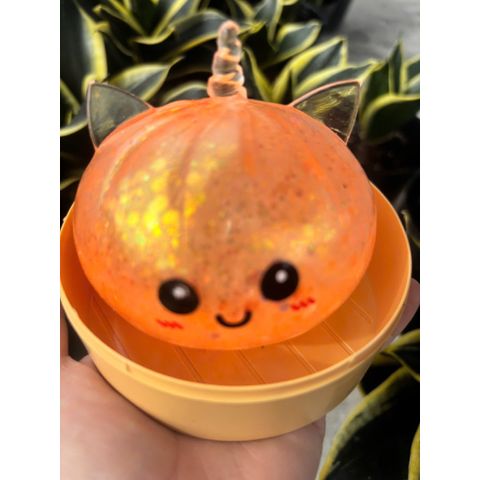 Đồ chơi nhựa - Squishy hình Bánh bao kim tuyến Có Tai