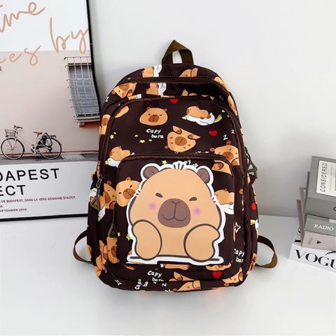 Cặp - Balo hình Capybara cho bé lớp 1-12