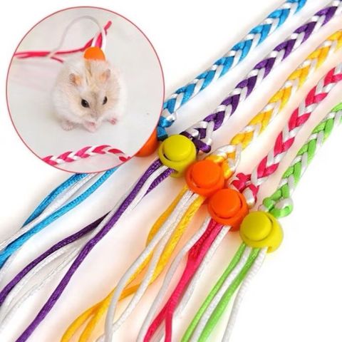 [Bán sỉ] Combo 10 dây đeo dây dắt chuột hamster 60 màu ngẫu nhiên