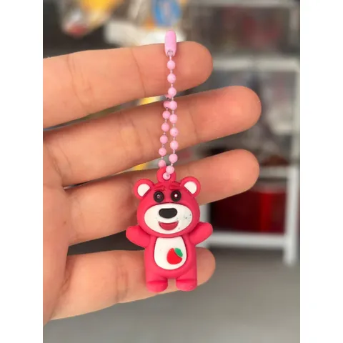 Đồ chơi nhựa Móc khoá mini gấu dâu 783074