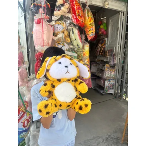 [Xưởng gấu bông] Thú nhồi bông cực đáng yêu hình chú beo vàng