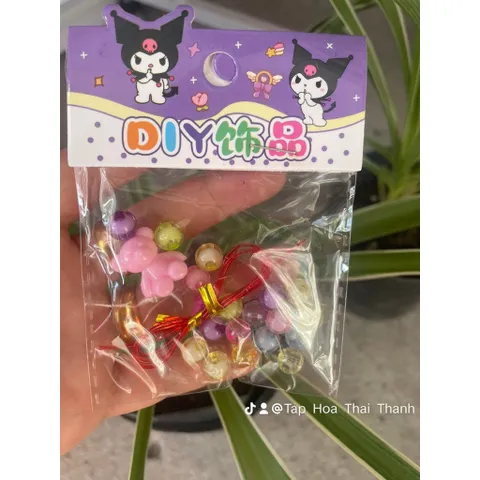 Xỏ xâu vòng mini có kèm dây