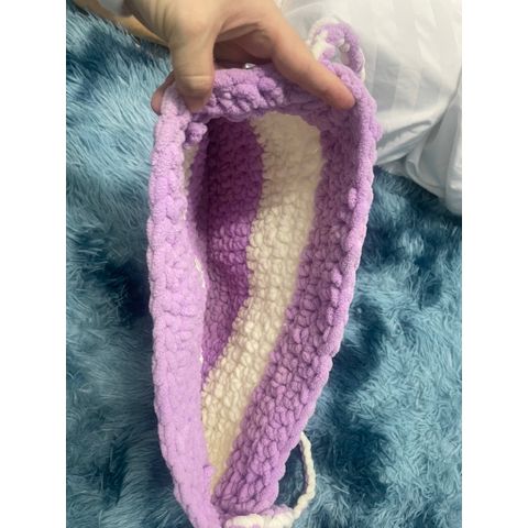 Giỏ đan bằng len size 35x25cm