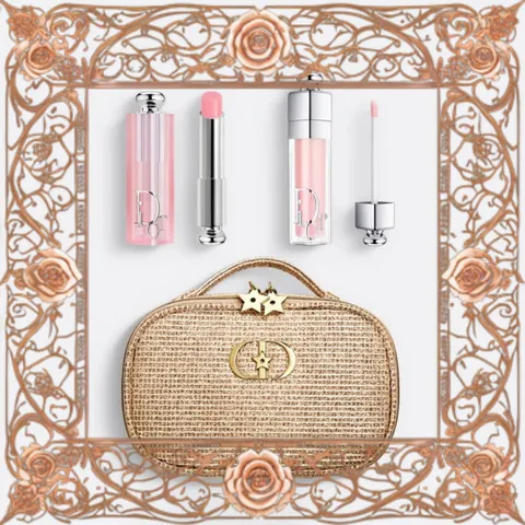 (Nhập Khẩu) Set Son Dưỡng Dior The Pink Glow Ritual MakeUp Bộ Chăm Sóc Môi Chính Hãng, Dưỡng Ẩm Tự Nhiên, Rực Rỡ, Phù Hợp Cho Mọi Dạng Da Hàng Chuẩn