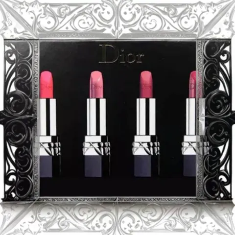 (Đẳng Cấp) Set 4 Son Dior Rouge Chính Hãng Màu 434 Trà Sữa, 772 Hồng Đất, 999 Đỏ Tươi, 555 Hồng San Hô Đa Dạng Màu Sắc, Dưỡng Ẩm Tốt Hàng Chuẩn