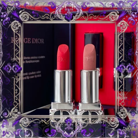 (Hàng Chất) Set 2 Son Mini Dior Rouge 999 & 100 1.5g Sắc Đỏ Sang Trọng, Dưỡng Môi, Quà Tặng Phụ Nữ Thêm Tự Tin Nội Địa