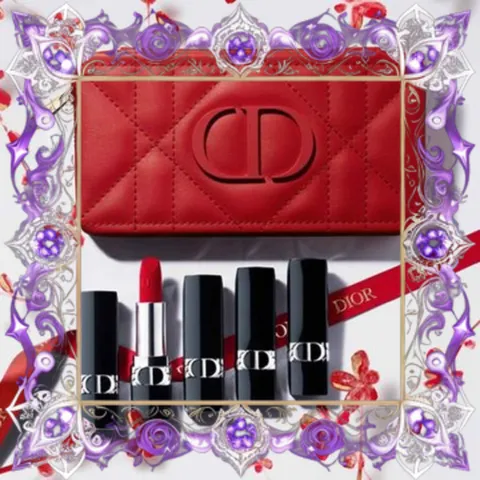(Hàng Chuẩn) Bộ (5 Son) Son Dior Rouge Refillable Sừng Sực Màu Sắc Thời Thượng & Chăm Sóc Môi Cao Cấp Chính Hãng Nhập Khẩu