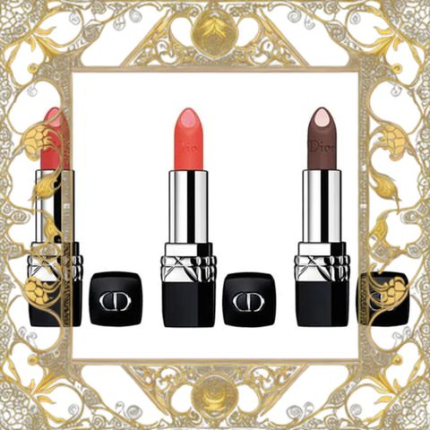 (Chính Hãng) Bộ 3 Son Rouge Dior Chính Hãng Màu 846 Đỏ Cam Cháy, 849 Đỏ Gạch, 886 Đỏ Rượu Sắc Đẹp Quyến Rũ Cho Mọi Phong Cách Trang Điểm Chính Hãng