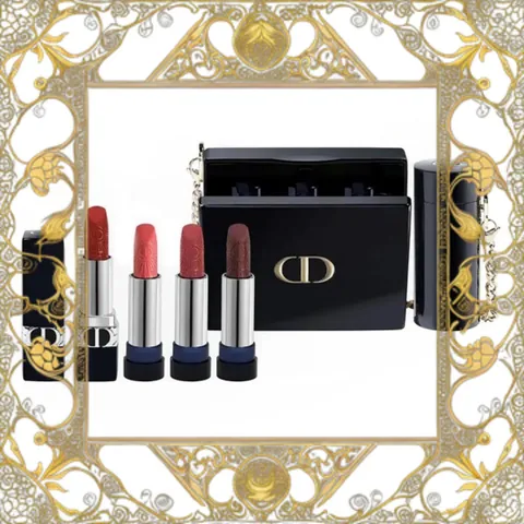 (Nhập Khẩu) Set Son Dior Rouge Minaudiere Giới Hạn Bộ Sưu Tập Trang Điểm Giáng Sinh Sang Trọng Chính Hãng Đầy Đủ