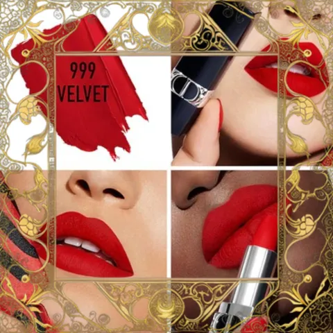 (Hàng Chất) Set 3 Son Dior Rouge Dior Son Môi Màu 999 Satin, Matte, Velvet Đơn Giản Và Quyến Rũ Cho Mọi Dịp Đầy Đủ