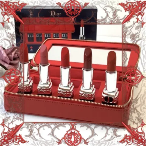 (Hàng Chất) Set Son Dior Rouge Mini 5 Màu Chính Hãng 999 Velvet, 772 Classic Matte, 760 Favorite Velvet, 840 Rayonmate Velvet, 869 Sophisticated Satin Hàng Chuẩn
