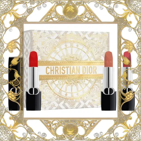 (Bản Mới) Bộ 3 Son Mini Dior Mini Rouge Lipstick Hồng Đất 720, Nâu Đất 200, Đỏ Thuần 999 Son Đánh Môi Chính Hãng, Quyến Rũ Chính Hãng
