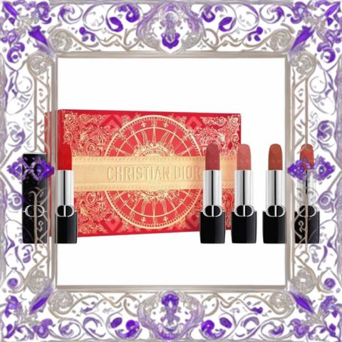 (Loại Tốt) Combo 5 Son Dior Rouge Dior Velvet Finish Bộ Sưu Tập Son Môi 999 Đỏ Tươi, 720 Hồng Khô, 217 Hồng San Hô, 228 Đỏ Nâu, 188 Cam Đất (5 x 1.5g) Uy Tín