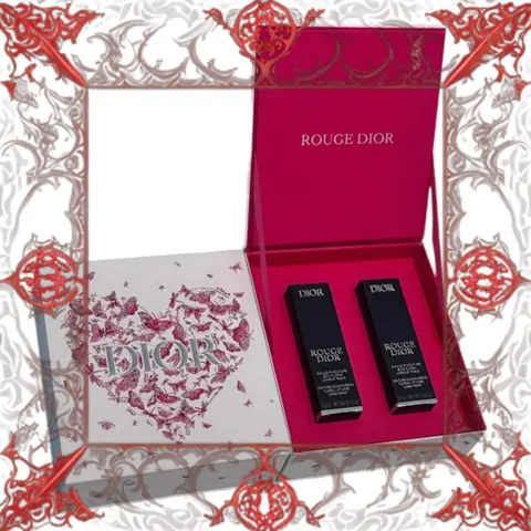 (Hàng Chất) Set Son Dior Rouge Velvet 777 Đỏ Cam & 888 Đỏ Cam Thiên Đỏ Son Môi Cao Cấp Chính Hãng, Đẹp & Quyến Rũ Đầy Đủ