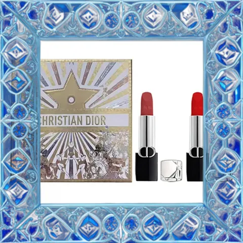 (Hàng Chất) Set 2 Son Lì Dior Rouge Velvet Màu 999 Đỏ Tươi & Màu 720 Hồng Đất Bộ Son Chính Hãng Sang Trọng cho Phong Cách Quyến Rũ Chính Hãng