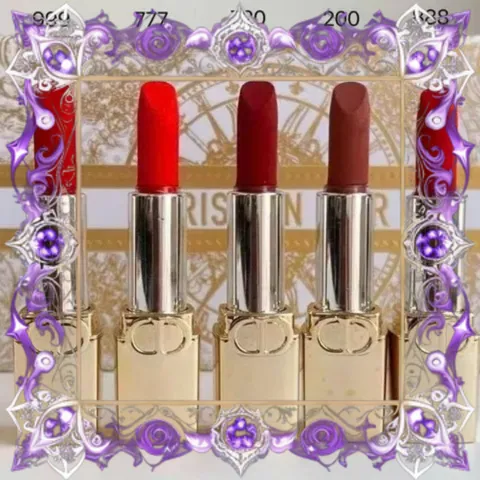 (Bản Mới) Set 5 Son Mini Dior Rouge Dior 1.5g Vỏ Vàng Sang Trọng Bộ Quà Tặng Chăm Sóc Sắc Đẹp Chính Hãng (Bản 2025) Nhập Khẩu