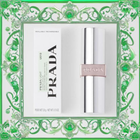 (Đẳng Cấp) Son Dưỡng Prada Light Glowing Lip Oil Stick U019 Nâu Chính Hãng Dưỡng ẩm & Tạo Độ Bóng Tự Nhiên Cho Môi Chính Hãng