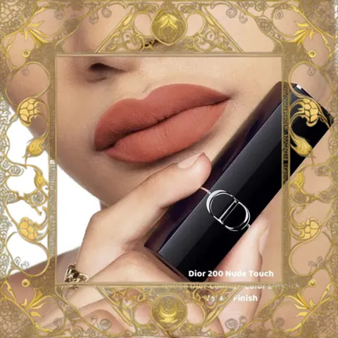 (Nhập Khẩu) Son Dior Rouge Velvet Nắp Hít (2025) Màu 200 Cam Đất Nude -, Lâu Trôi và Dưỡng Ẩm Tự Nhiên Mẫu Mới