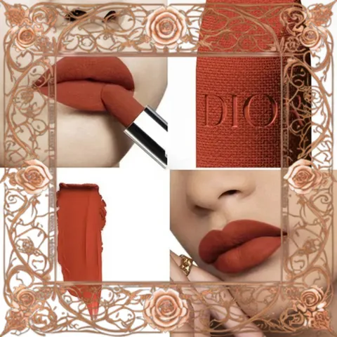 (Hàng Chuẩn) Son Dior Rouge Dior Couture Velvet 840 Rayonnante Son Môi Chính Hãng Màu Đỏ Gạch Sang Trọng, Đẳng Cấp, Dưỡng Ẩm Mịn Màng Đầy Đủ