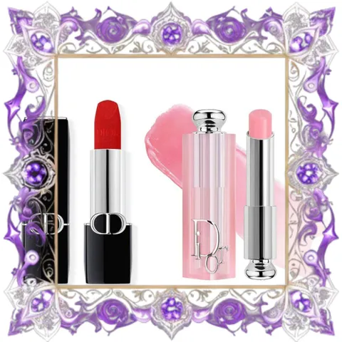 (Bản Mới) Set 2 Son Dior Rouge Couture 999 Đỏ Tươi & Addict Lip Glow 001 Hồng Nhạt Bộ Son Cao Cấp Chính Hãng, Sang Trọng, Đẹp Mịn Màng Nhập Khẩu