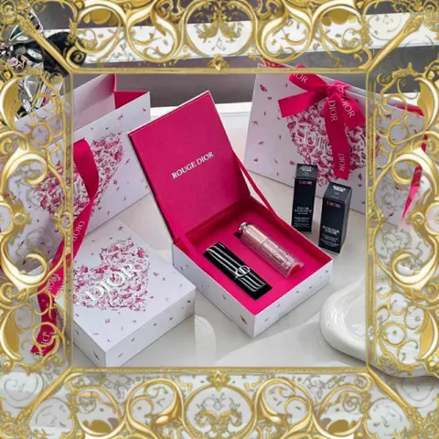 (Bản Mới) Set 2 Son Dior Rouge Couture 999 Đỏ Tươi & Addict Lip Glow 001 Hồng Nhạt Bộ Son Cao Cấp Chính Hãng, Sang Trọng, Đẹp Mịn Màng Nhập Khẩu