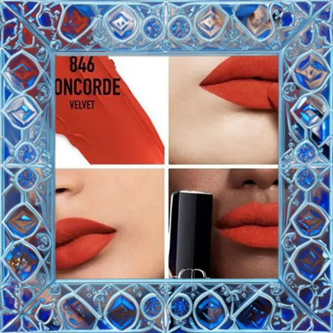 (Hàng Chuẩn) Son Dior Rouge Dior 846 Concorde Son Môi Velvet Finish Đỏ Cam Gạch Sang Trọng Chính Hãng Dior Tạo Nên Vẻ Đẹp Quyến Rũ Mẫu Mới